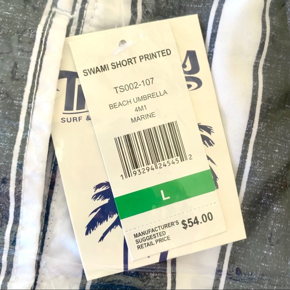 Trunks Surf & Swim Co. striped swim trunks - Picture 5 of 10